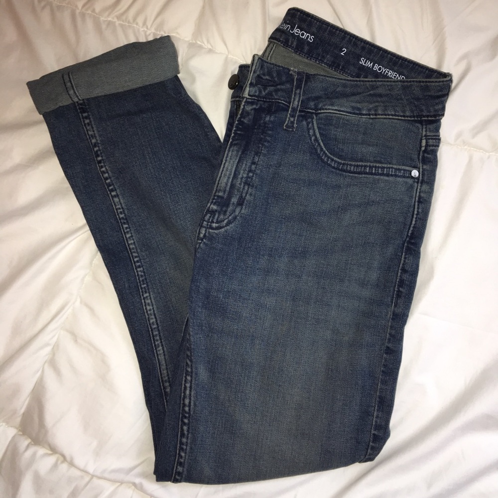 Calvin Klein slim boyfriend jeans